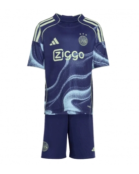 Ajax Maglia Gara Trasferta Repliche 2025-26 Bambino Maniche Corte